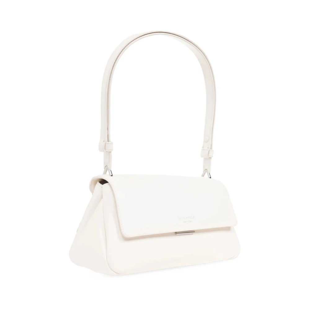 Kate Spade Crème Wit Leren Schoudertas Beige Dames