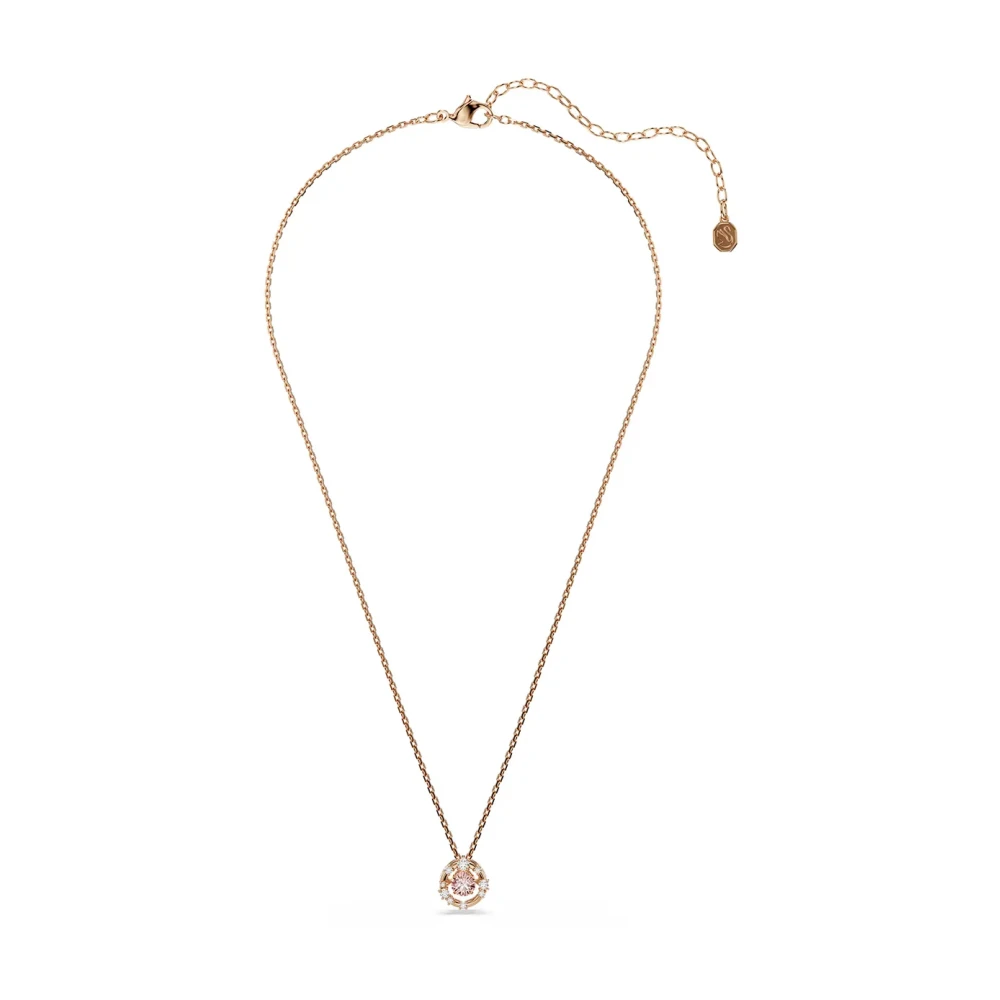 Swarovski Constella Anhänger, Rundschliff, Dancing Stone, 18K Roségoldbeschichtet Rosa - Bild 5