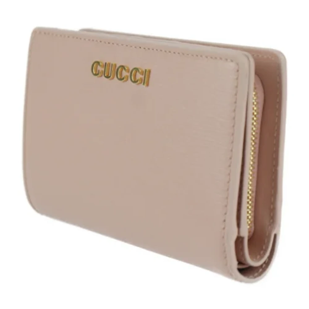 Gucci Vintage Pre-owned Leather wallets Pink Dames