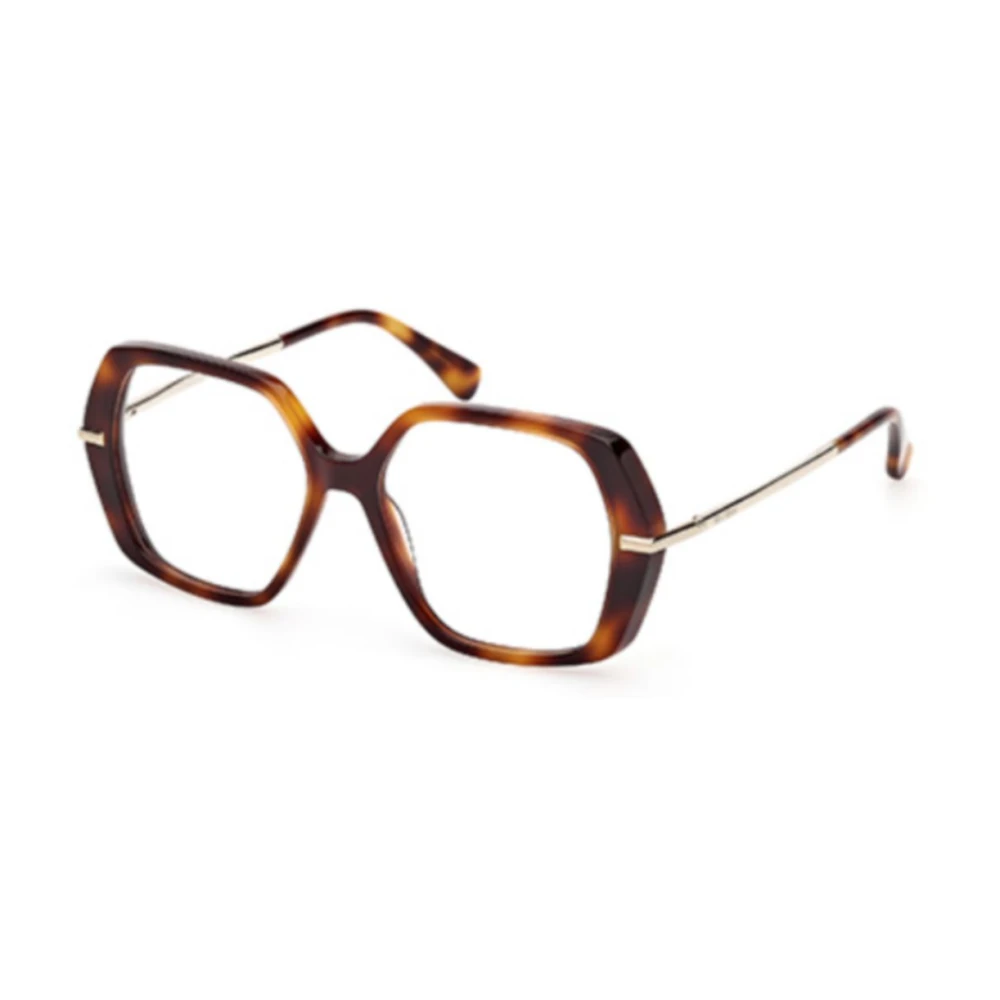 Max Mara Brown Glasses, Unisex, 52 Mm, Mm5175 Optical Frame