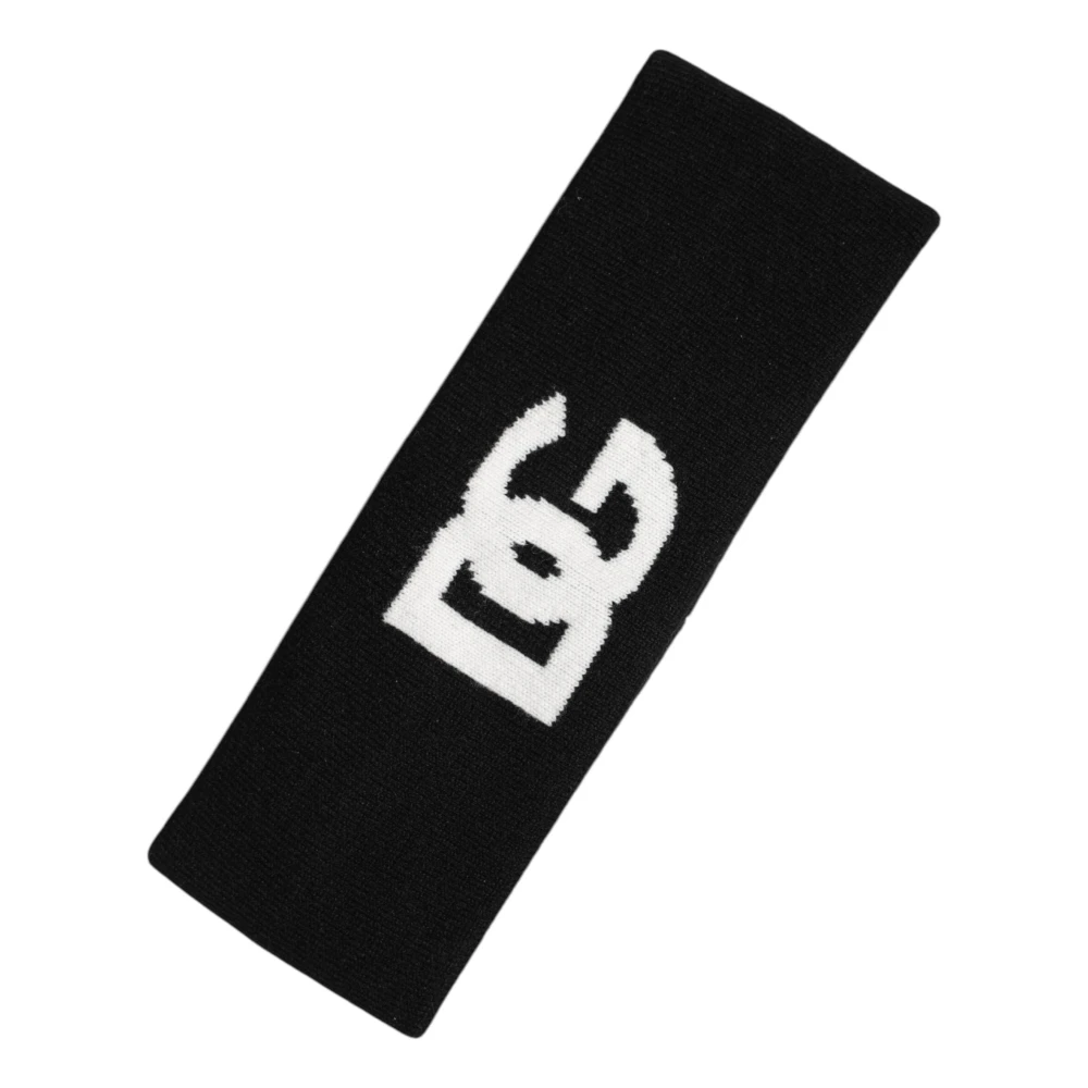 Dolce & Gabbana Unisex Zwart Accessoires One Size, Nylon, Hoofdband