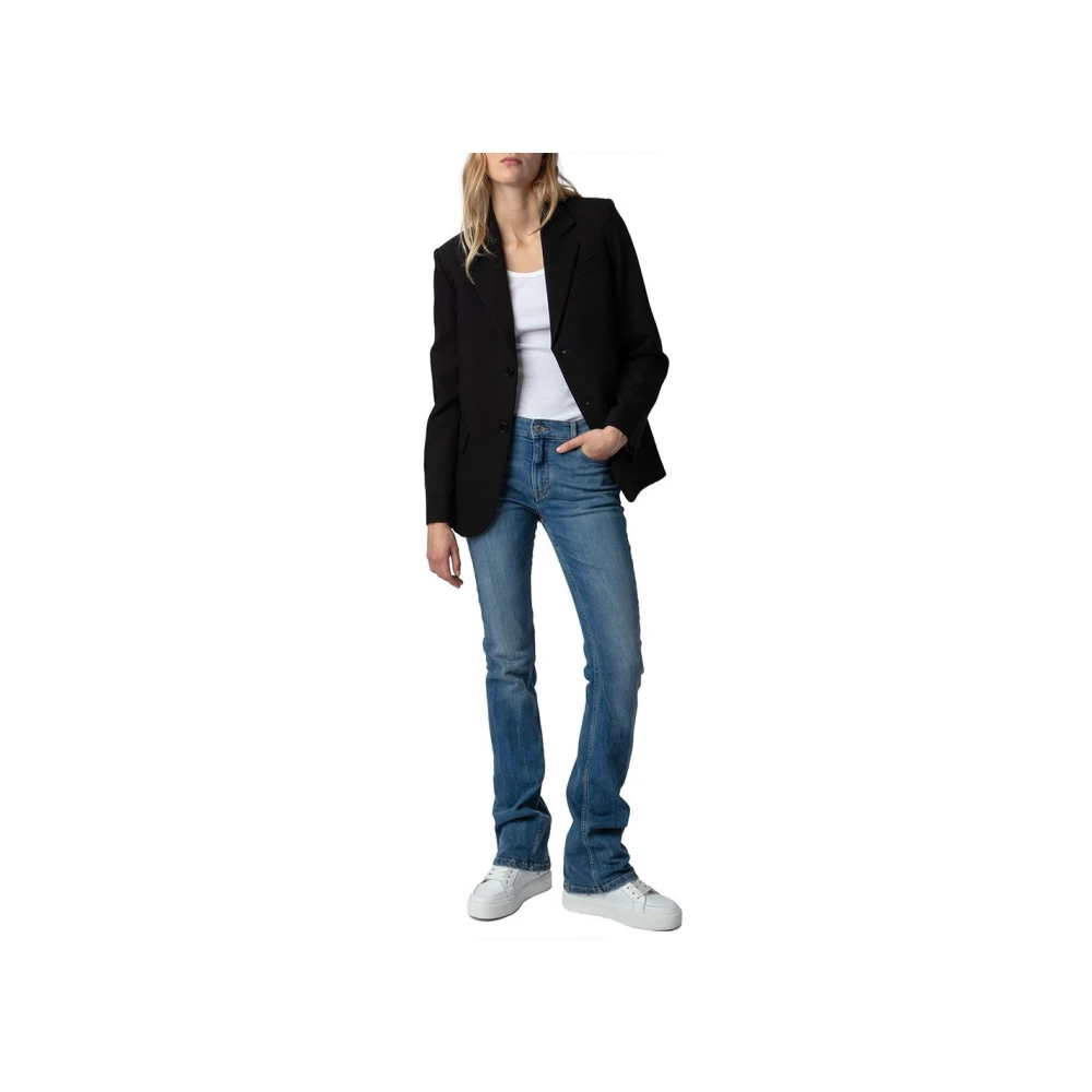 Zadig & Voltaire Stijlvolle Sako Shirt Black Dames