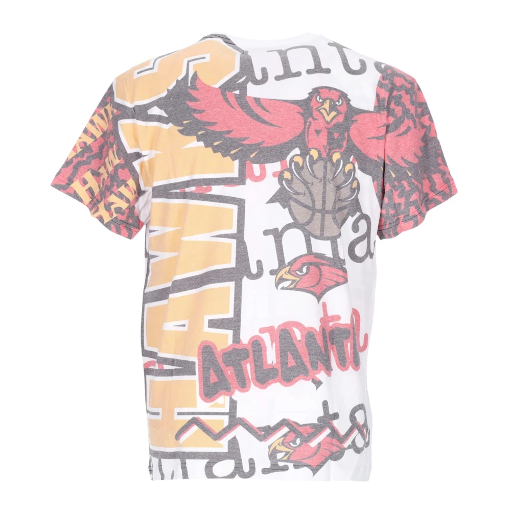 Mitchell & Ness NBA Jumbotron 2.0 Tee Atlanta Hawks Multicolor Heren