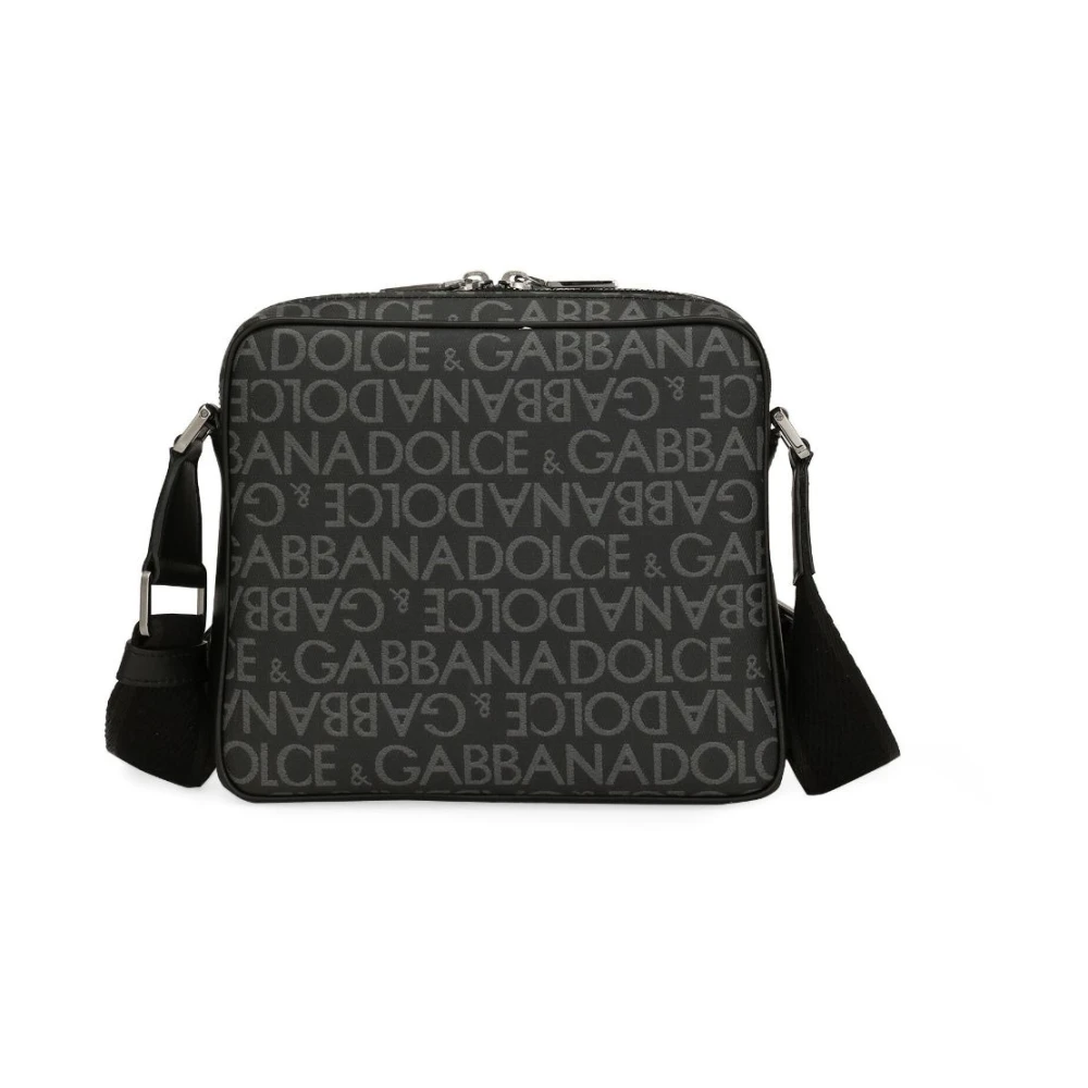 Dolce & Gabbana Stijlvolle Cross Body Tas voor Mannen Gray Heren