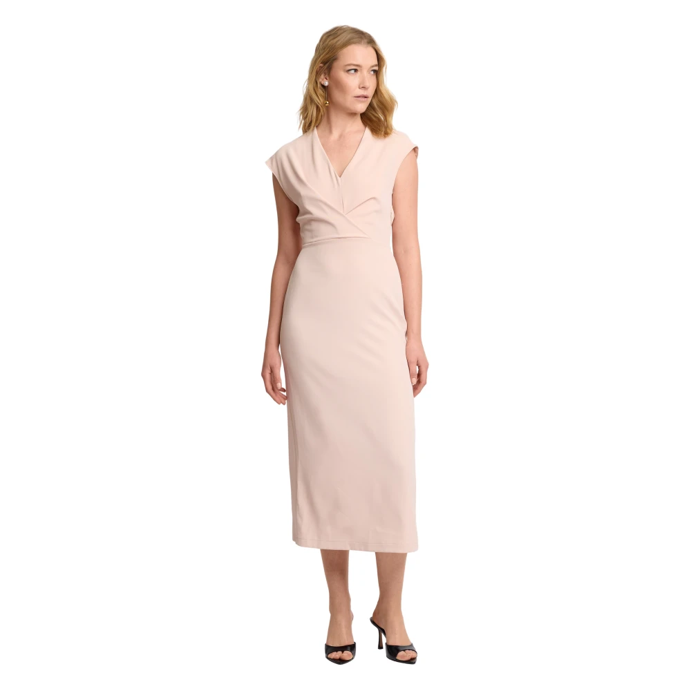 Kocca Beige Midi Dress With Slit - Female - Party Dresses - S - Dresses