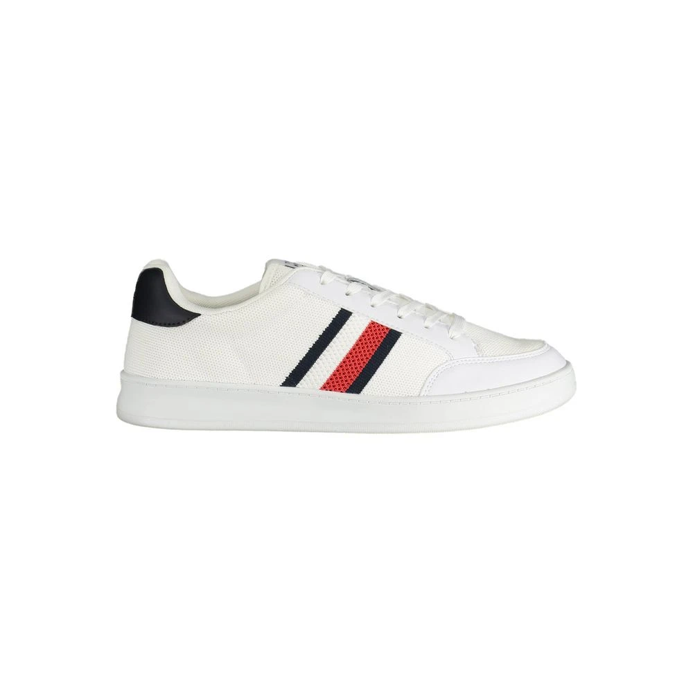 Tommy Hilfiger Men's White Polyester Sneaker