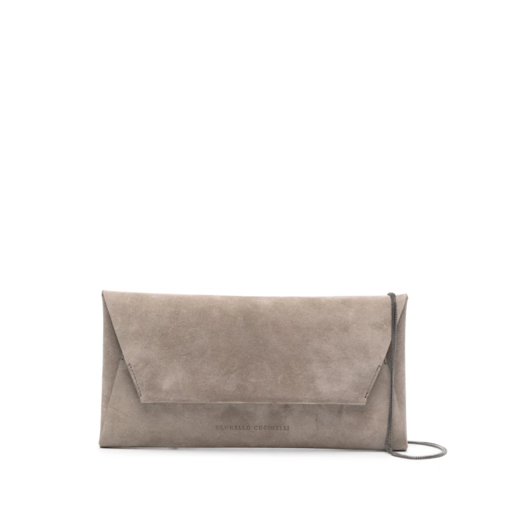 Brunello Cucinelli Axelremsväska Beige, Dam