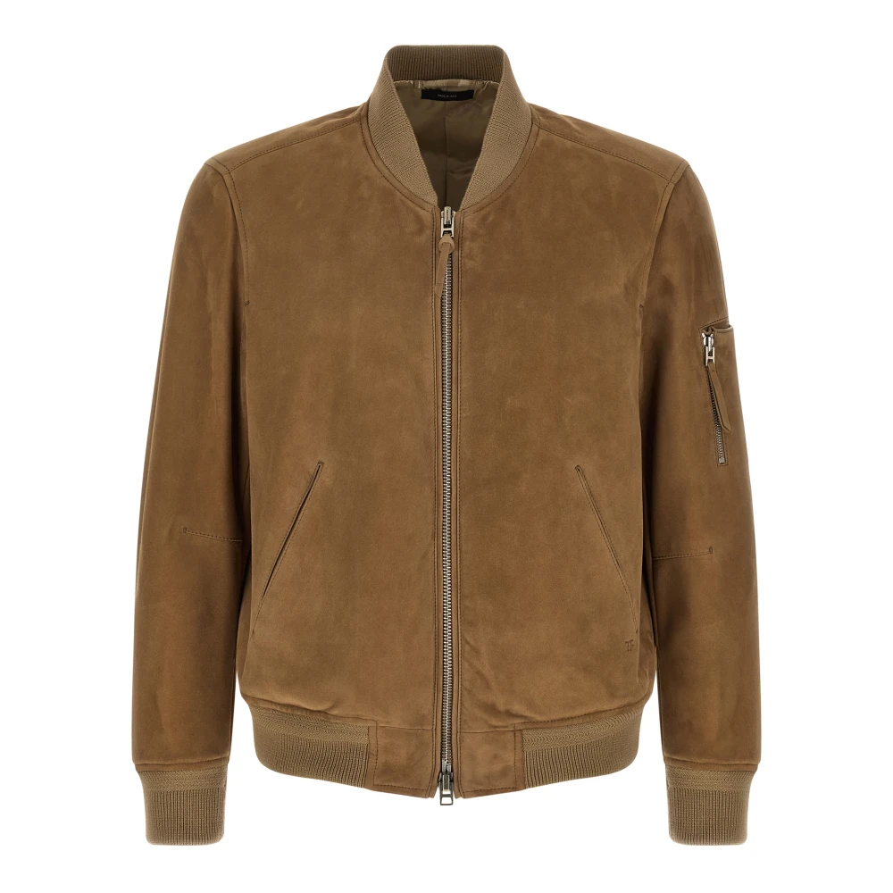 Tom Ford Men's Light Suede Bomber