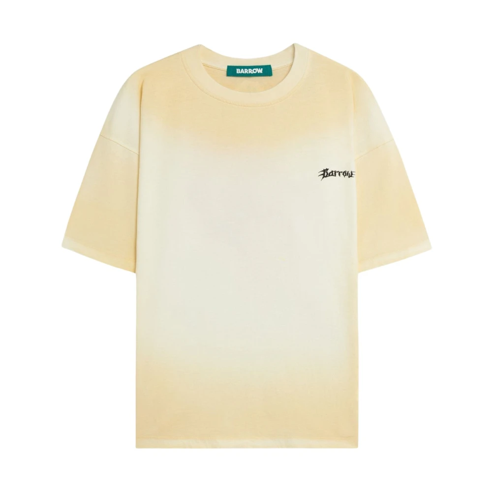Barrow Beige T-Shirts, Male, Xl, Jersey T-Shirt