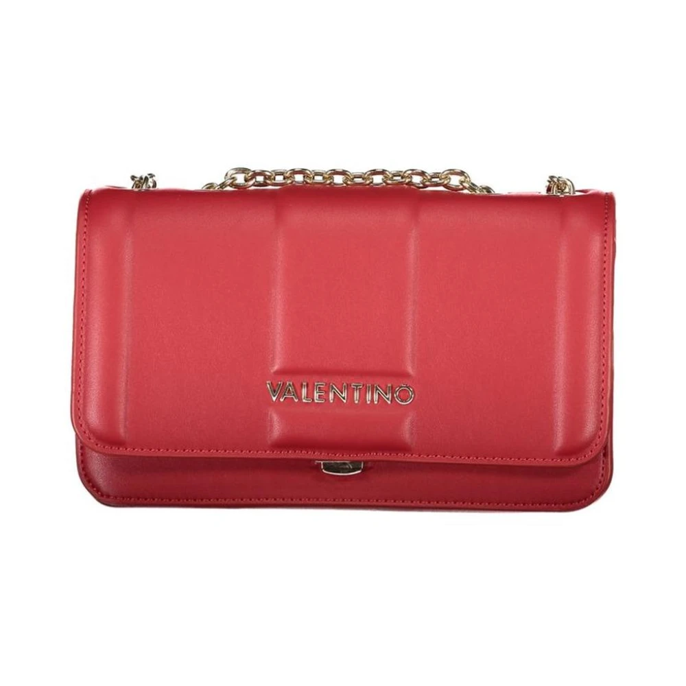 Valentino Women's Red Shoulder Bags, One Size, Quilted Chain Bag