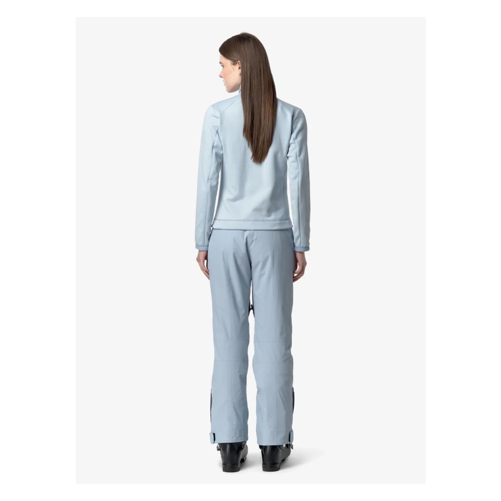 K-way Blauw Avio Micro Twill 2 Lagen Blue Dames