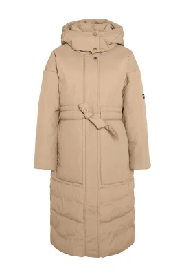 Puffer Lång Jacka Lätt Trench Dragkedja