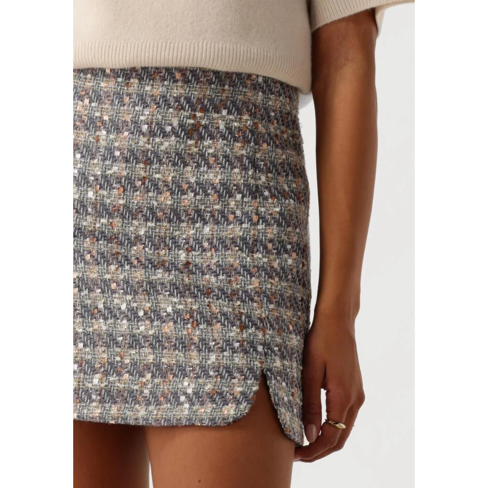 Y.A.S Glamour Minirok Gray Dames