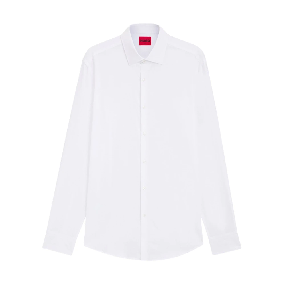Hugo Men's White Formal Shirts, 2XL, Kenno Classic Shirt