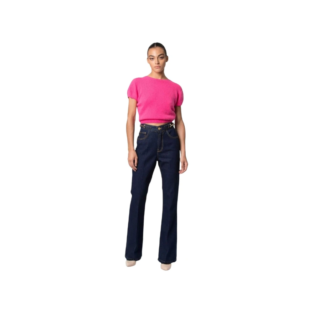 Kocca Klassieke Boot-cut Jeans voor Vrouwen Blue Dames