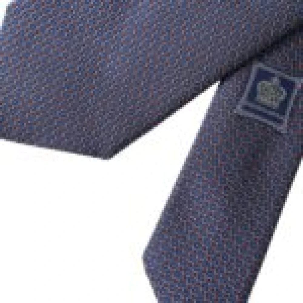 Dolce & Gabbana Blauwe Gestreepte Zijden Stropdas voor Mannen Blue Heren