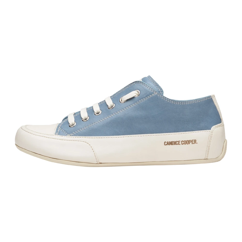 Candice Cooper Gepolijste Leren Sneakers Dames Schoenen Blauw