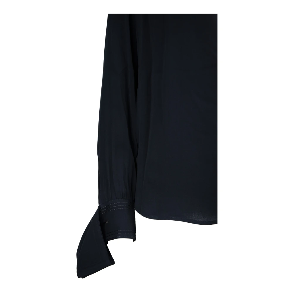 Elisabetta Franchi Dubbele Pin Damesoverhemd Black Dames