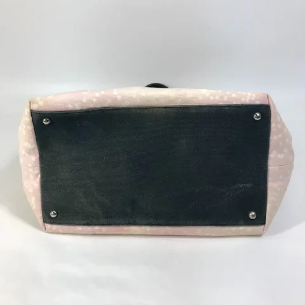Chanel Vintage Pre-owned Cotton chanel-bags Pink Dames