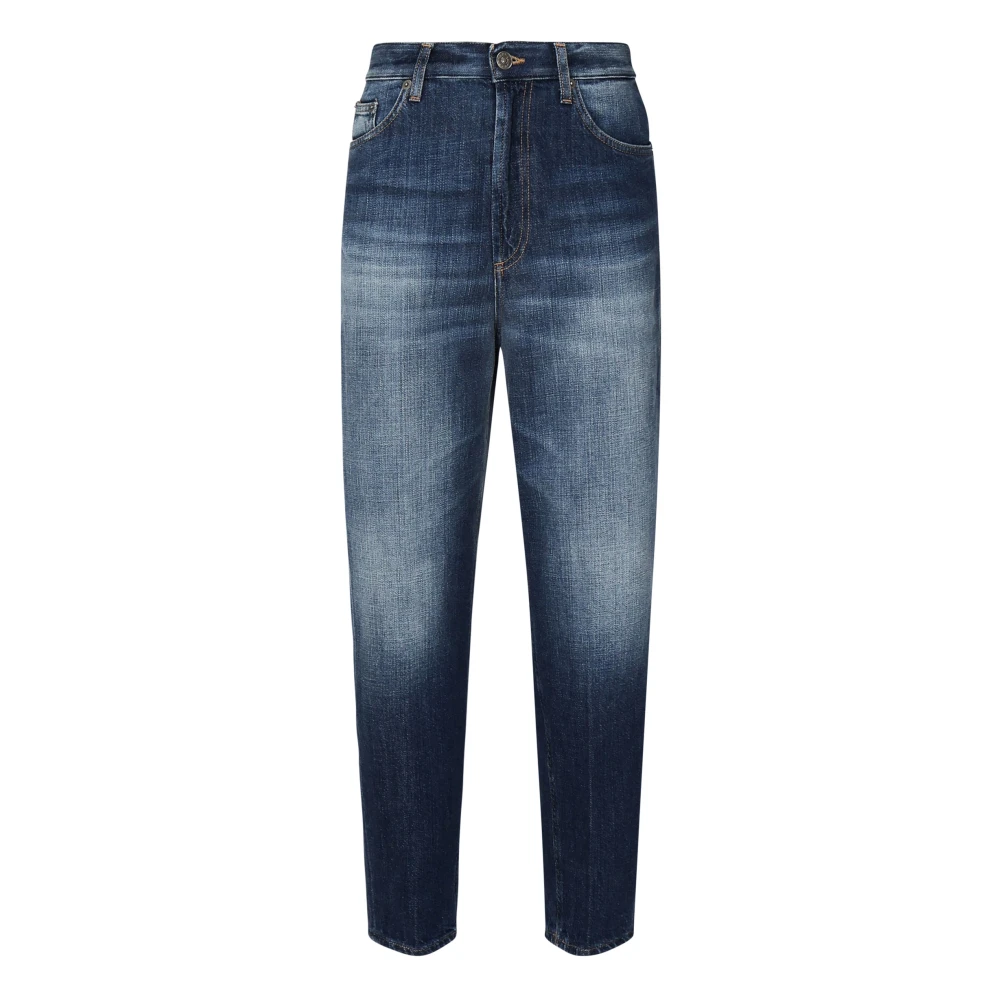 Dondup Blauwe Jeans 5 Zak Broek Blue Dames
