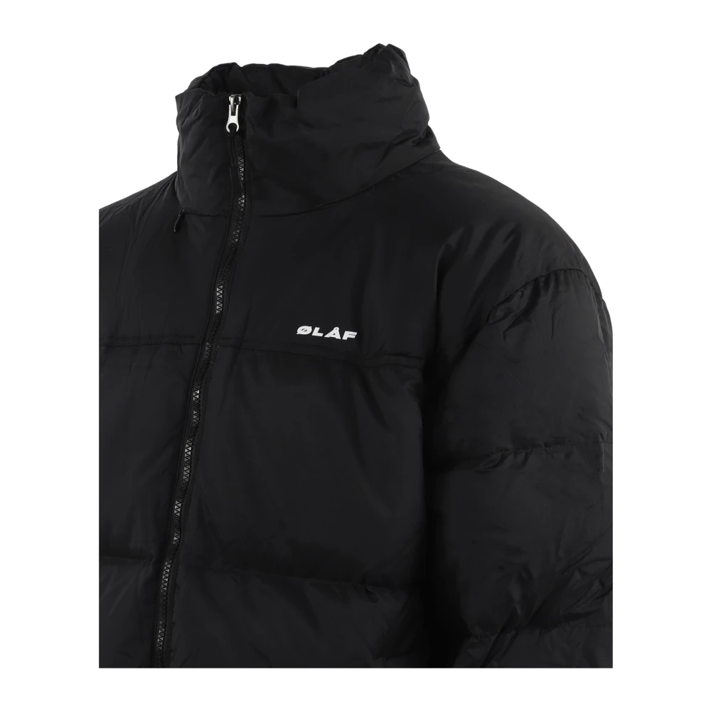 Olaf Hussein Heren Puffer Jacket Zwart Black Heren