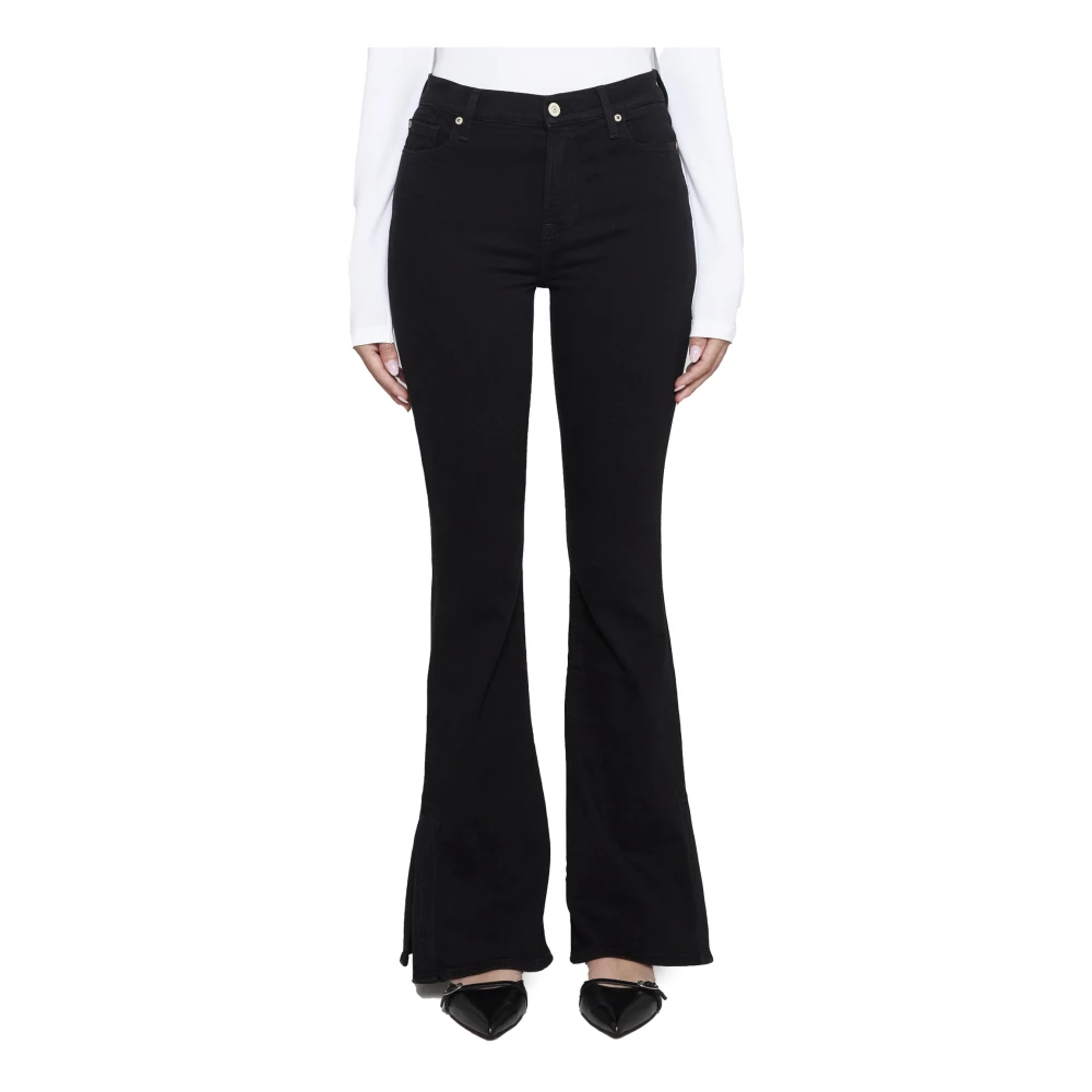 7 For All Mankind Zwarte Jeans Black Dames
