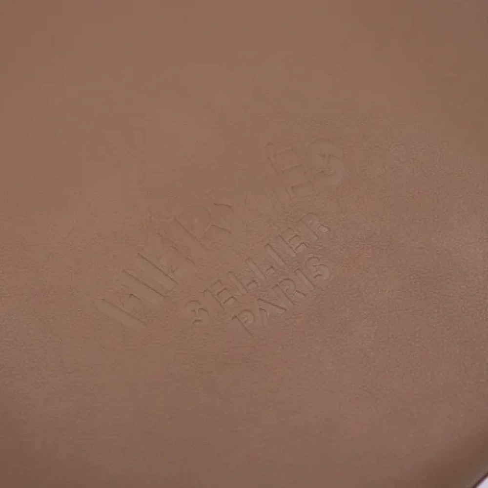 Hermès Vintage Pre-owned Leather shoulder-bags Gray Dames