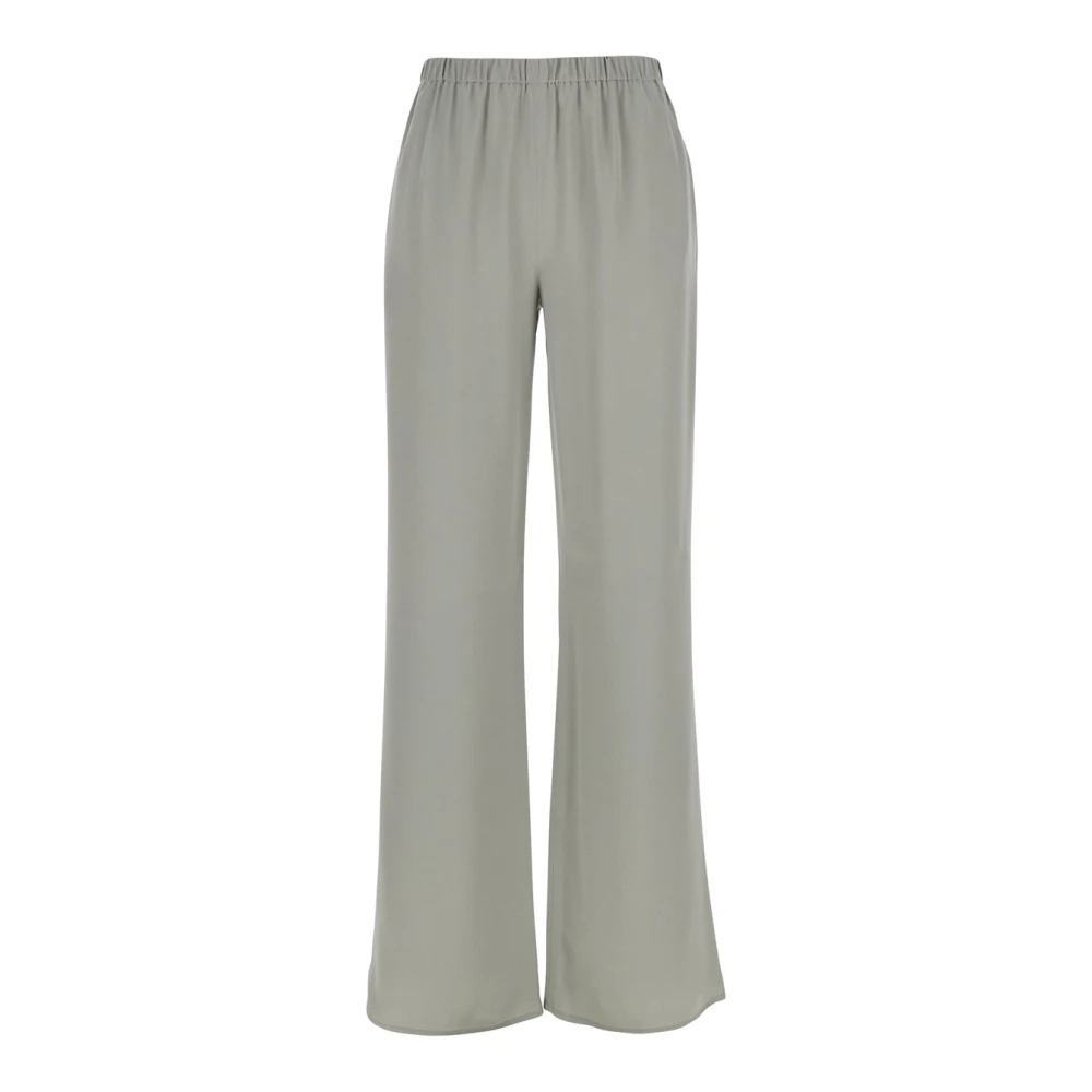 Antonelli Firenze Zijde Blend Wijde Pijp Groene Broek Green Dames