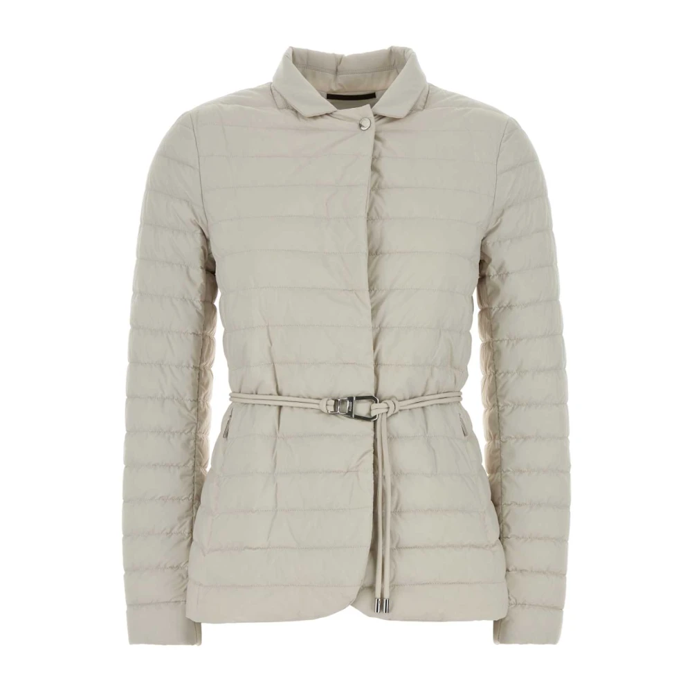 Moorer Women's White Winter Jackets, Xs, Lanzada Down Jacket
