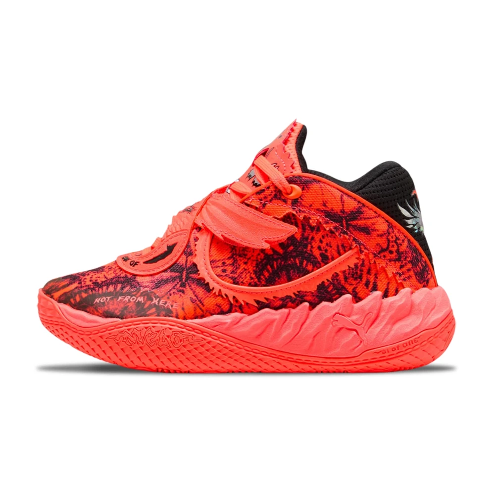 PUMA Scarpe da basket dal taglio medio MB.05 Flutter unisex, Scarpe, Rosso, 43 - Immagine 3