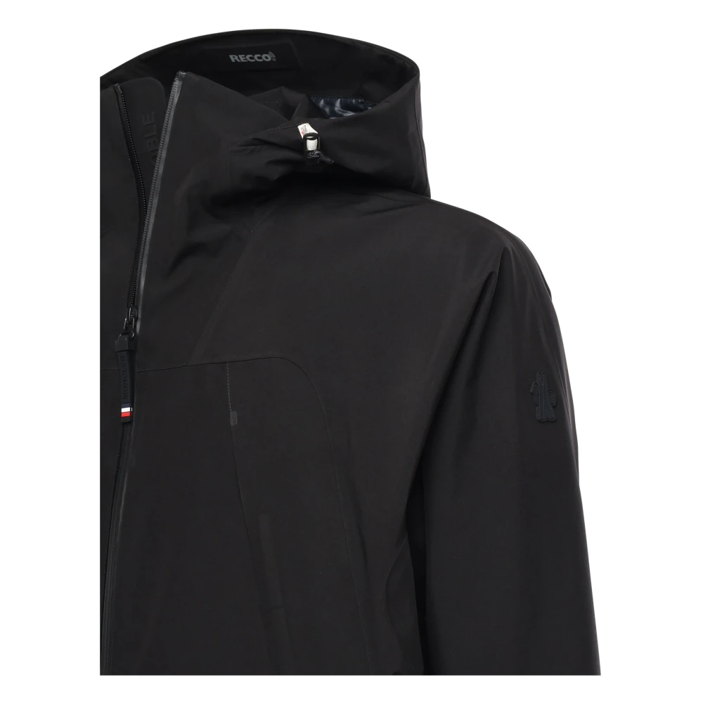 Moncler Zwarte Alpine Ski Jas Gore-Tex Black Heren