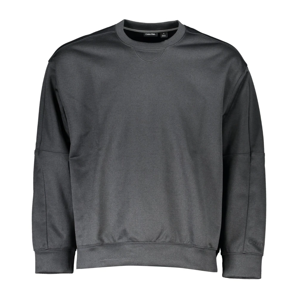 Calvin Klein Heren Zwarte Sweatshirt zonder Ritsontwerp Black Heren