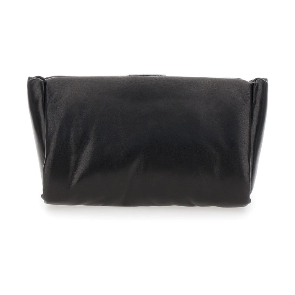 BRUNELLO CUCINELLI Zwarte Clutch met Monil Detail Black Dames