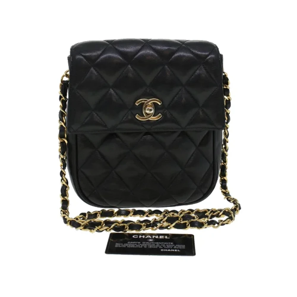 Chanel Vintage Pre-owned Fabric chanel-bags Black Dames