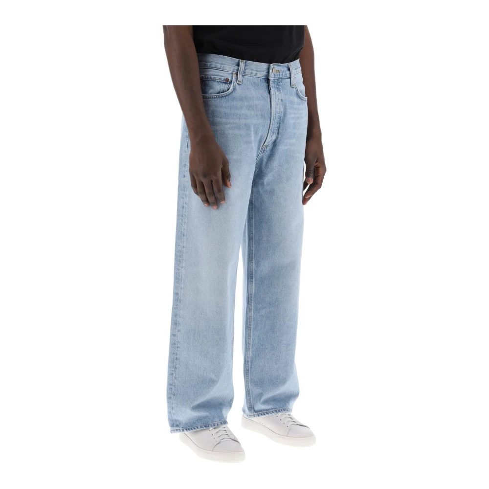 Agolde Jeans Slung Baggy Blue Heren