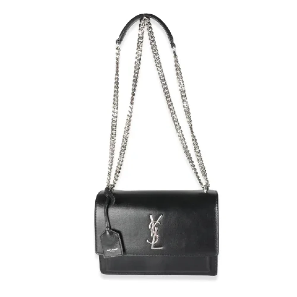 Yves Saint Laurent Vintage Pre-owned Suede shoulder-bags Gray Dames