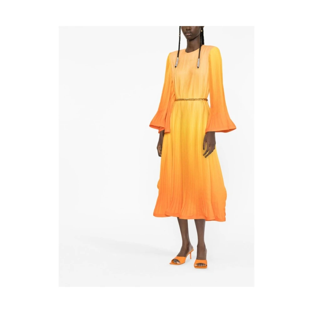 Rowen Rose Midi Dresses Orange Dames