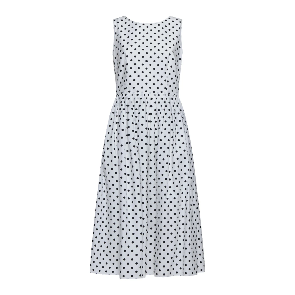 Dolce & Gabbana Elegante Jurken voor Vrouwen White Dames
