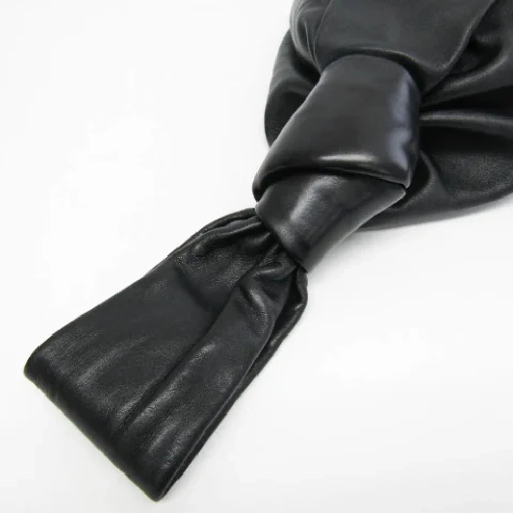 Bottega Veneta Vintage Pre-owned Leather pouches Black Dames