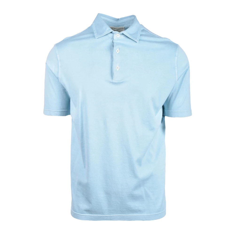 Filippo De Laurentiis Katoenen Polo Shirt Blue Heren