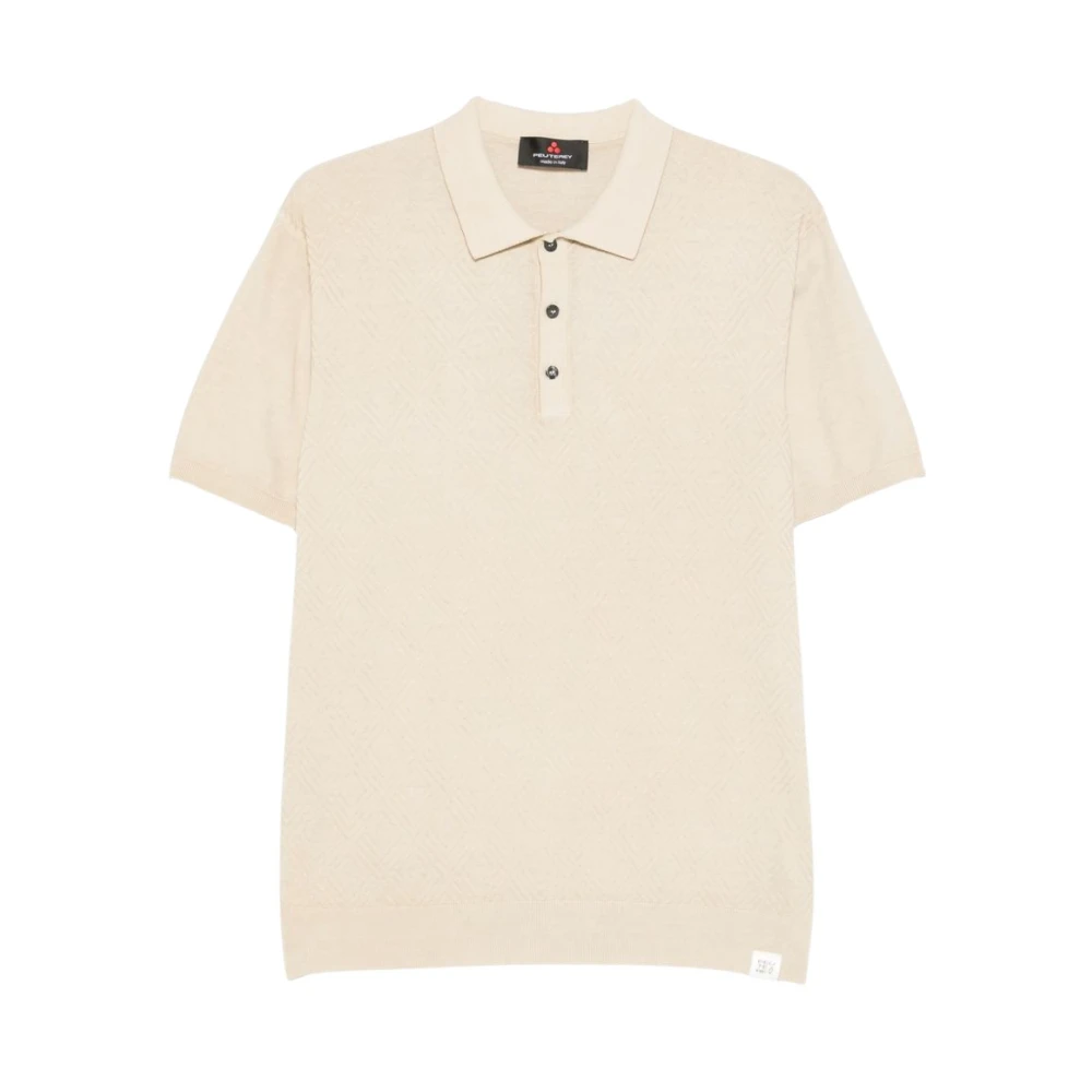 Peuterey Men's Beige Polo Shirts, S, Correboi Polo Shirt