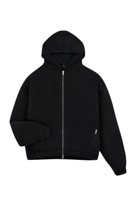 Initial Boxy Zip Hoodie