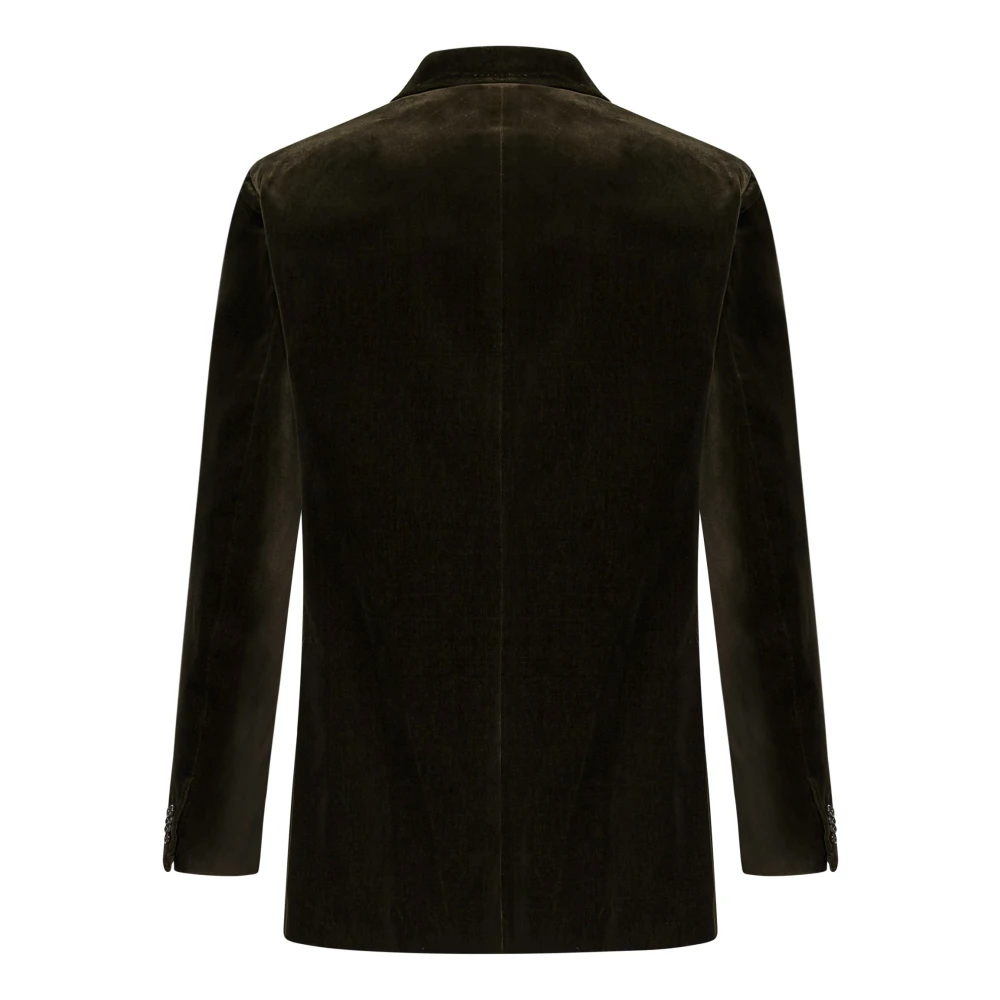 Brioni Groene Casual Blazer Jas Green Heren