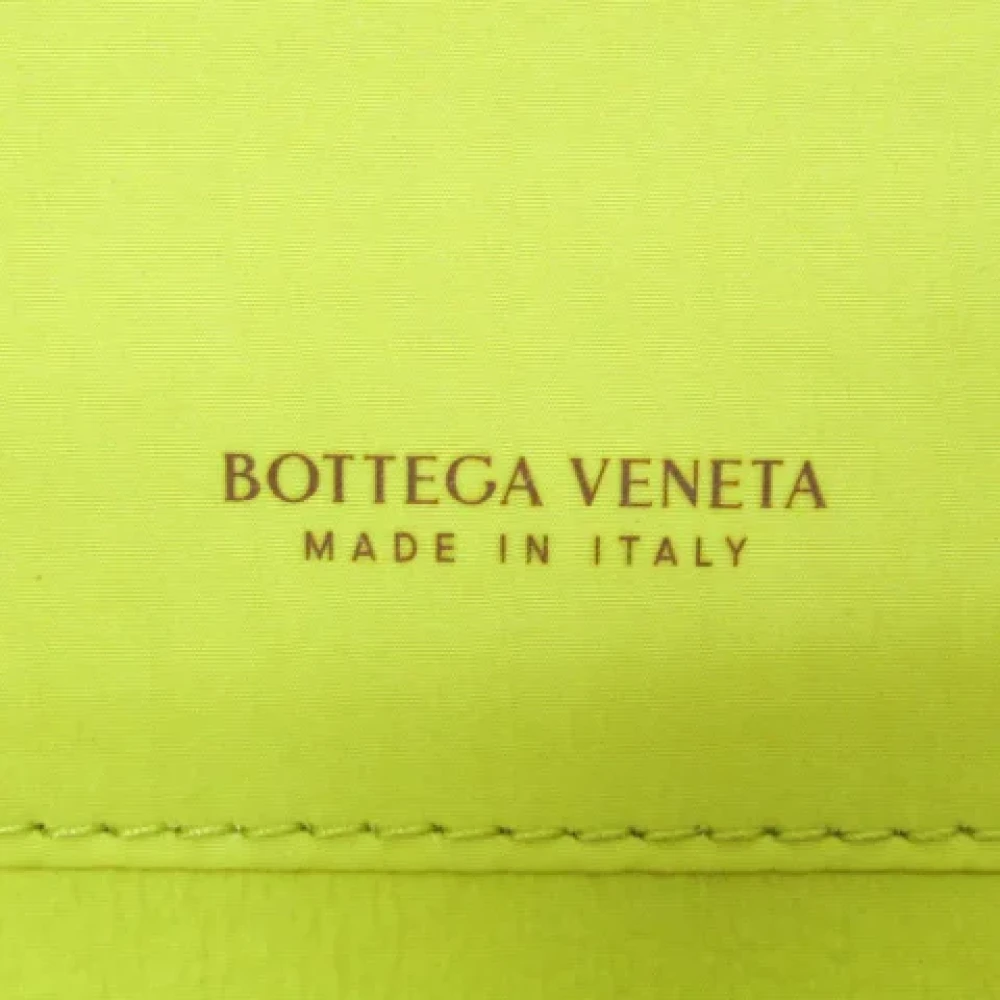 Bottega Veneta Vintage Pre-owned Leather clutches Yellow Dames