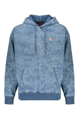 D-Um-Rib Track Denim Hoodie