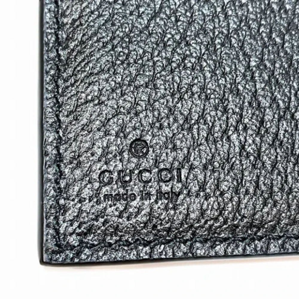 Gucci Vintage Pre-owned Leather wallets Blue Dames