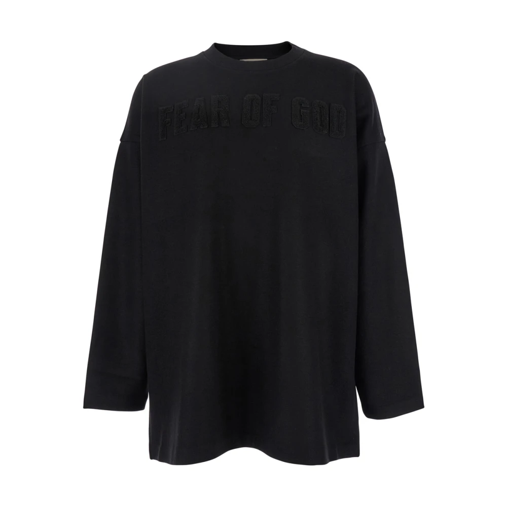 Fear Of God Zwart T-shirt met lange mouwen Black Heren