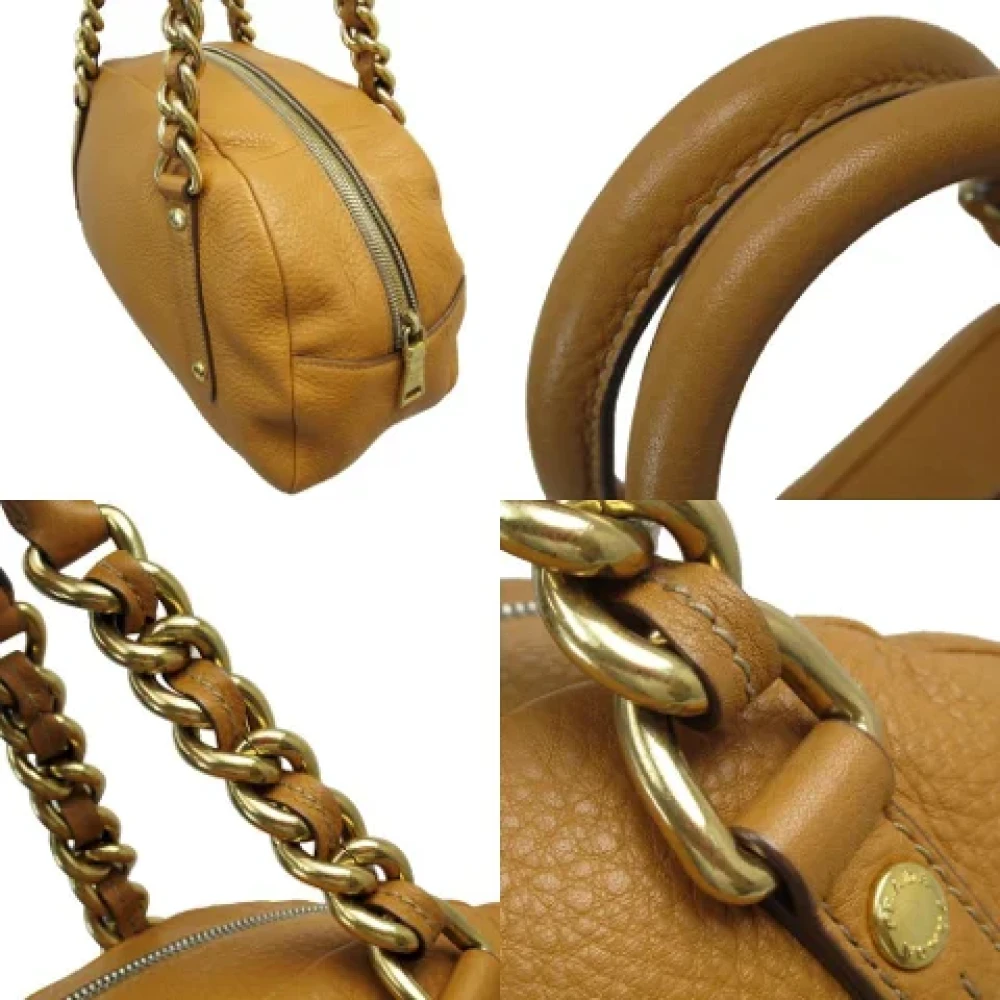Prada Vintage Pre-owned Leather prada-bags Brown Dames