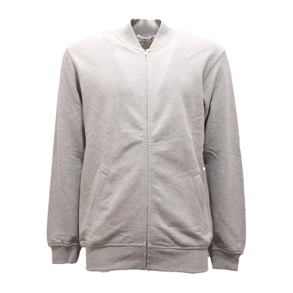 Comme Des Garçons Men's Gray Colorful Retro Print Zip-Through Sweatshirt