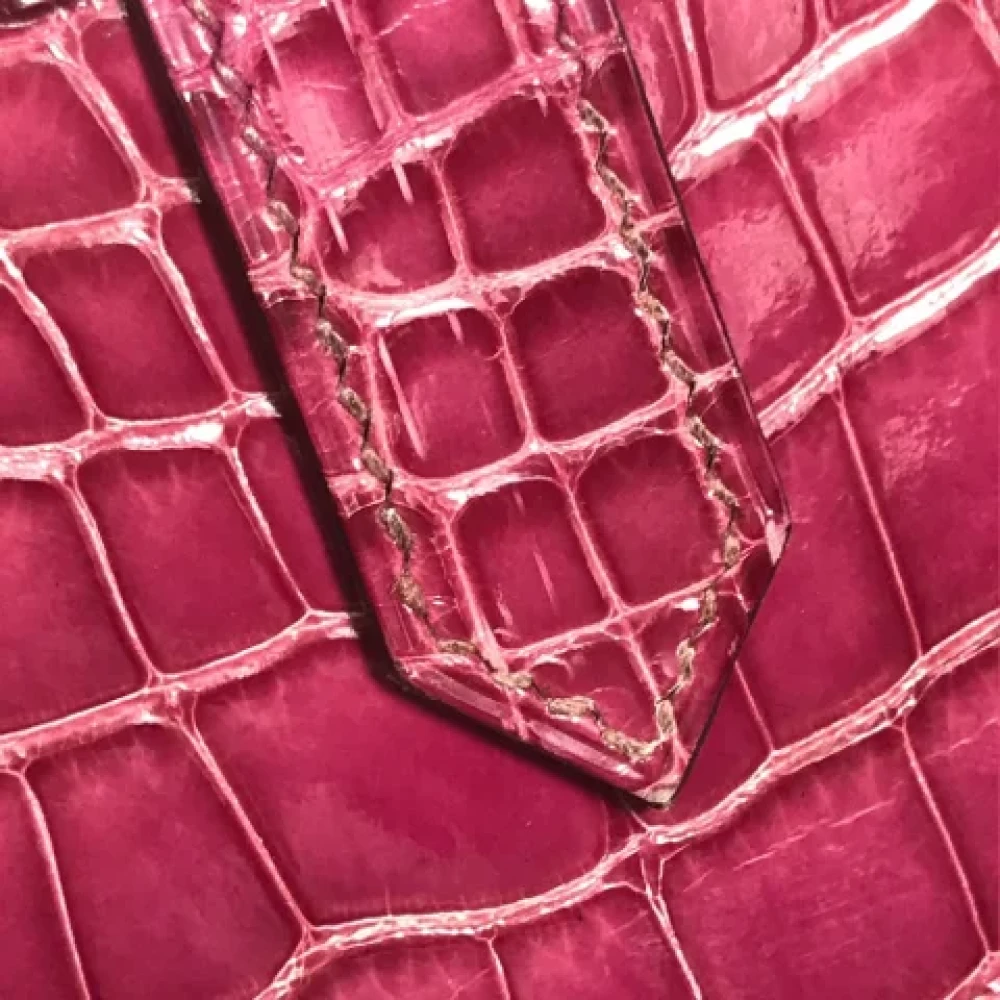 Hermès Vintage Pre-owned Leather wallets Red Dames